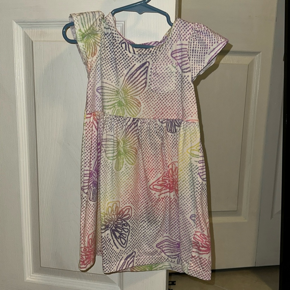 Baby gap rainbow butterfly dress